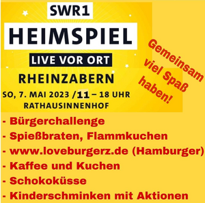 Bild vergrößern: SWR1 Heimspiel in Rheinzabern